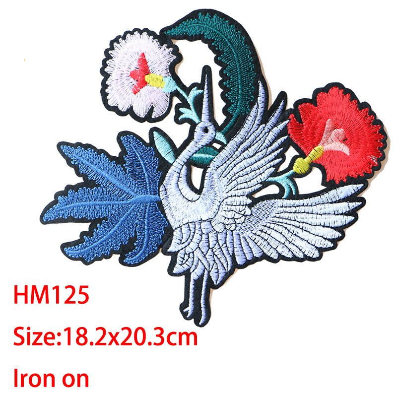 Cartoon Decoratieve Patch Zwaan Bloemen Icoon Geborduurde Applique Patches Voor Diy Ijzer Op Badges Stickers Op Rugzak, De Kleding