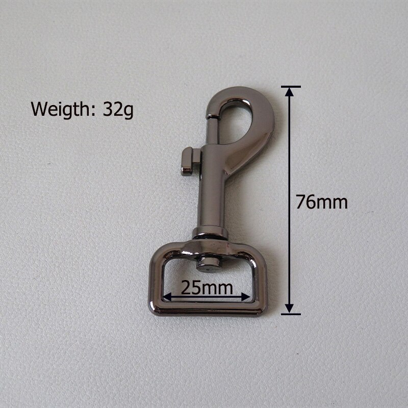1Pcs/Lot 25mm Metal Buckle Swivel Lobster Clasp Carabiner Clip Snap Hooks For Straps Dog Pet Leash Hardware Sewing DIY Accessory: Antique Zinc