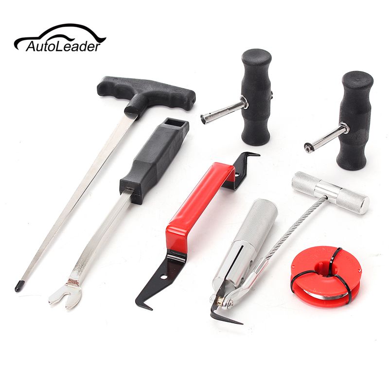 7pc Car Windshield Removal Automotive Wind Glass Remover Installation Tool Kit