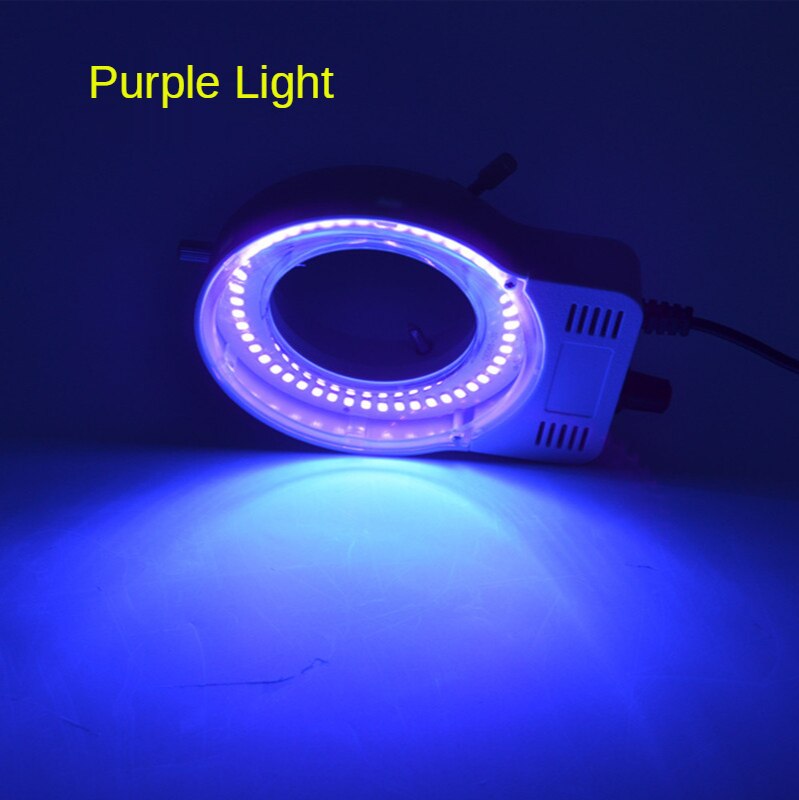Blue Vision Lichtbron Microscoop Ring Led Lamp Verlichting Monoculaire Stereo Video Surveillance Product Inspectie Lamp