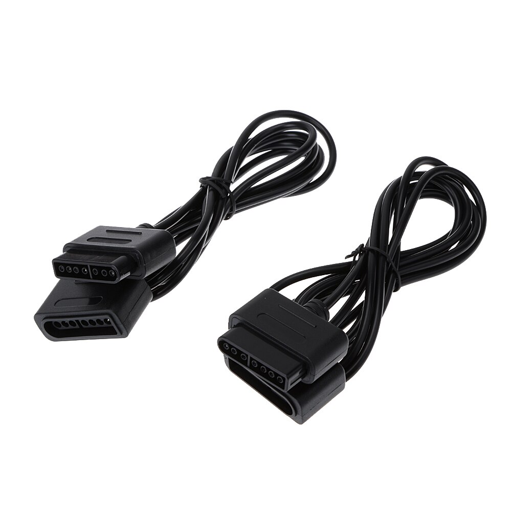1/2 Stuks Verlengkabel Cords Voor Snes Super Game Handvat Gamepad Kabel Voor Nintendo 16 Bit Controller