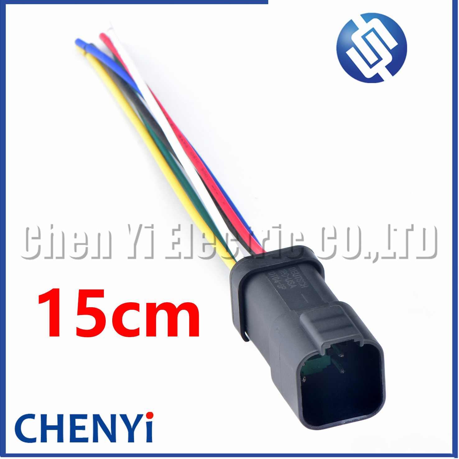 6 Pin Black DT series Connector Waterproof Plug Socket DT06-6S DT04-6P DT06-6S-E005 DT04-6P-E005 For Engineering Vehicle Deutsch: MULTI