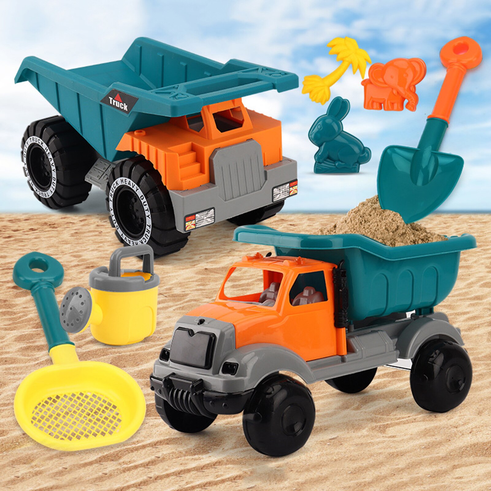 8Pcs Strand Speelgoed Set Kinderen Niet Giftig Plastic Multifunctionele Water Zand Speelgoed Set Outdoor Zand Zomer Strand speelgoed Kinderen