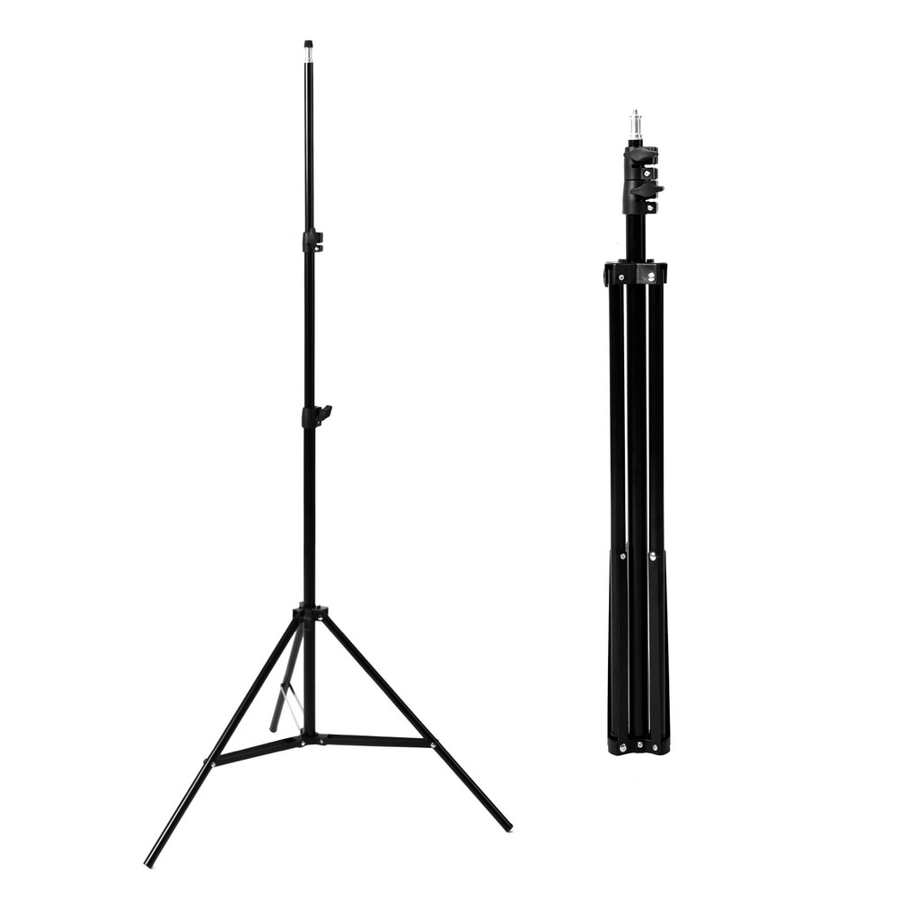 2M Light Stand Statief Met 1/4 Schroef Head Voor Photo Studio Softbox Video Flash Paraplu Reflector Verlichting