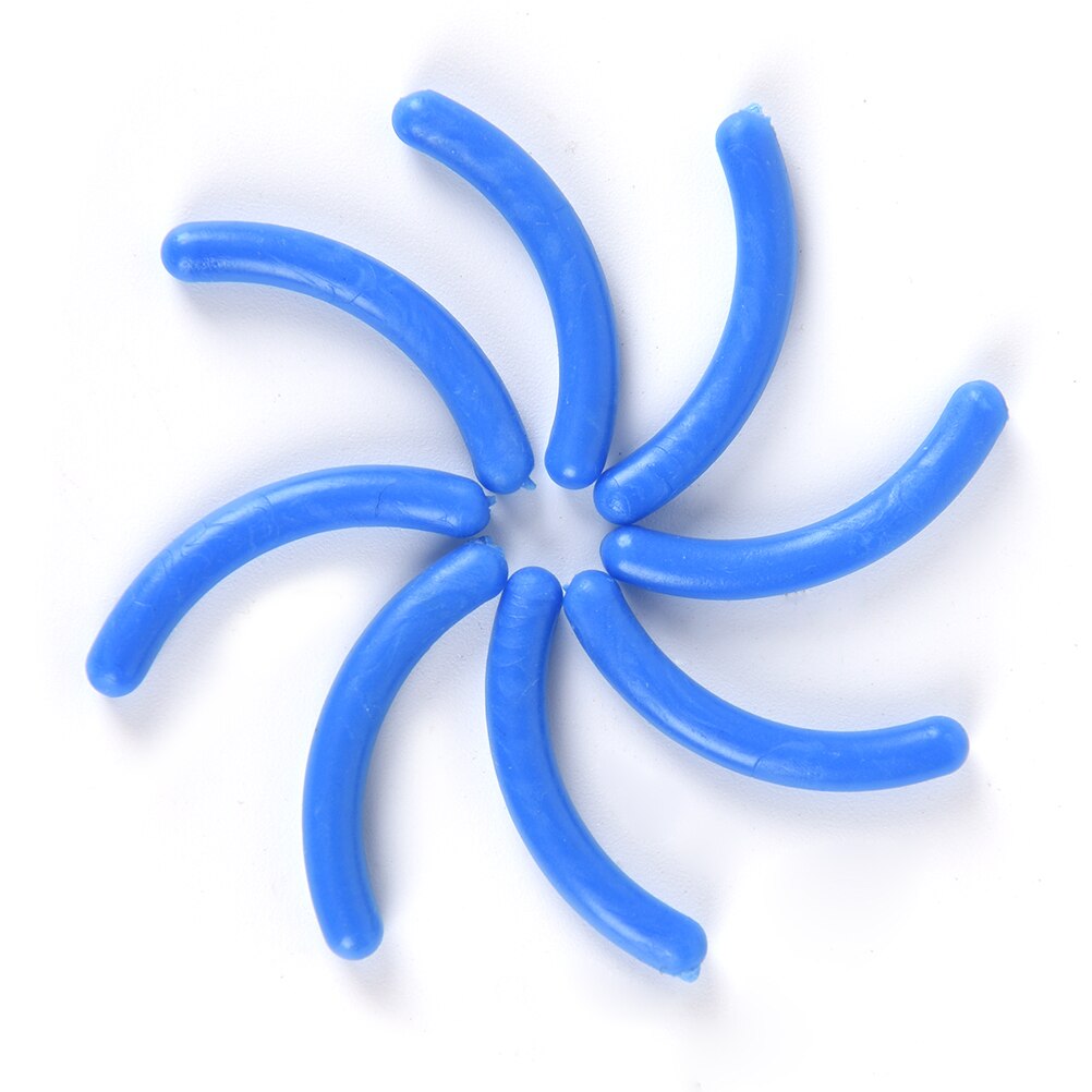15 stks/set Vervanging Wimperkruller Wimperkruller Refill Rubber Pads Plastic Beauty Tool Make Up Vervanging: Blauw