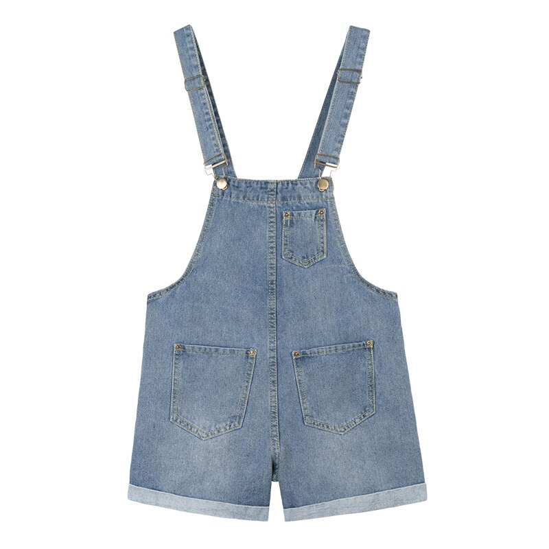 Pregnant Women Summer Suspenders Braces Denim Shorts Jeans Adjustable Strap High Waist Maternity Cotton Overalls Loose Jumpsuits