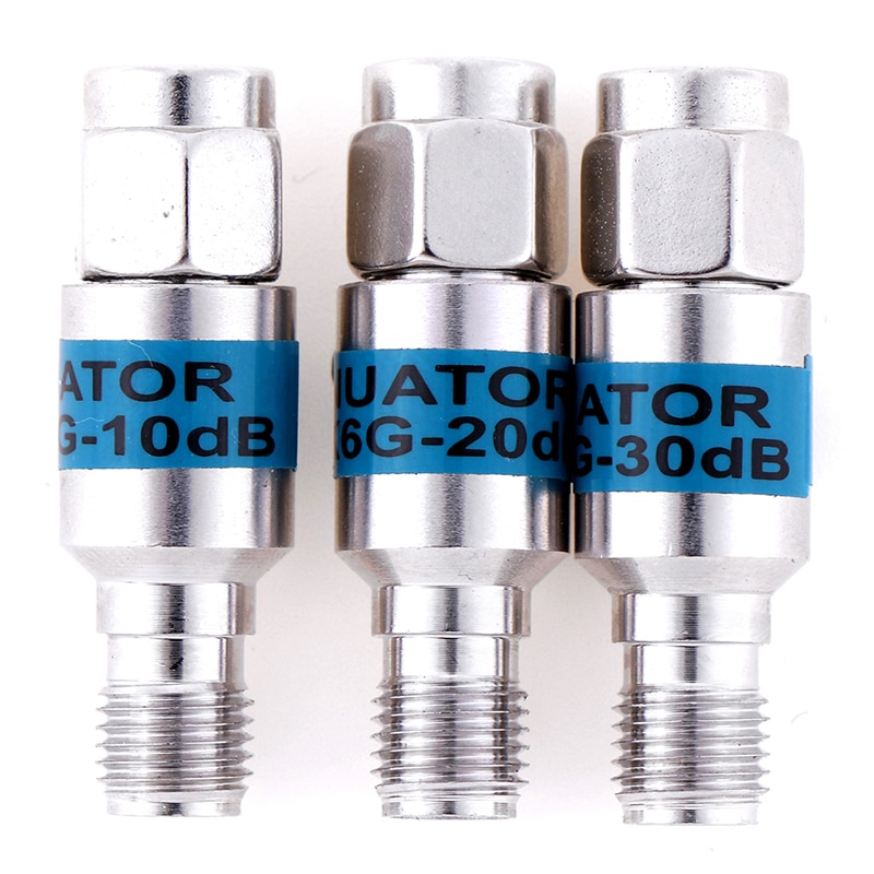 1 st 2w sma 6 ghz dc -6 ghz koaxiala dämpare frekvens sma fasta kontakter