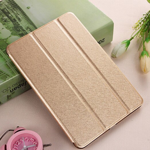 Axd Voor Samsung Galaxy Tab S3 9.7 SM-T820 T825 Case Cover Smart Pu Leather Folding Stand Fundas Met Auto Sleep/Wake Up: Gold