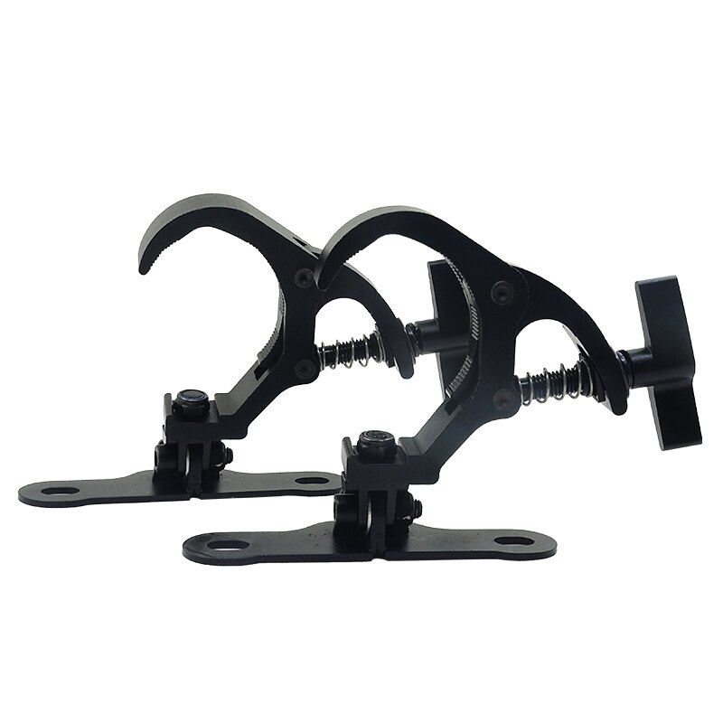 Aluminum Stage Light Fold Hook Loading 200Kg Truss Tube 230W 7R 200W 5R Moving Head Beam Light Fold Clamp Hooks: Pair of black