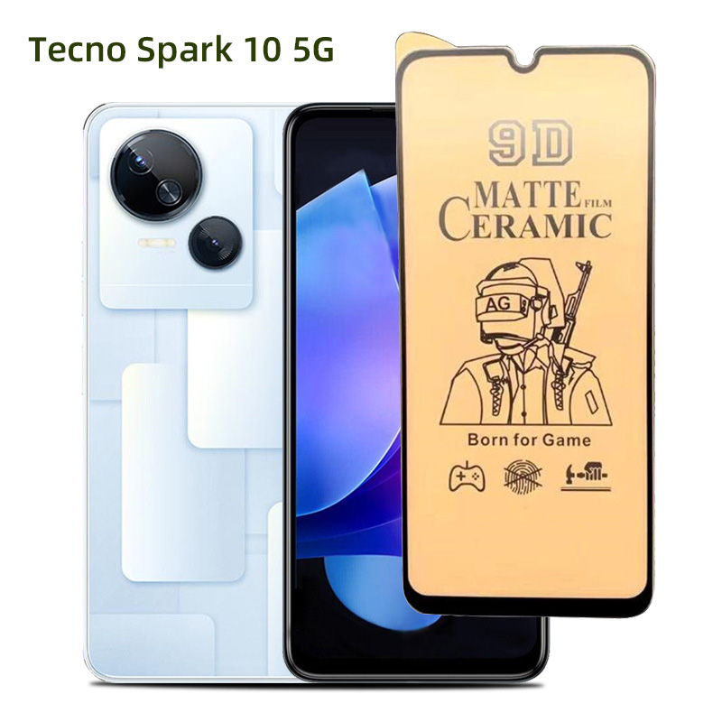 Película cerámica mate HD para Tecno Spark 10 Pro 10C Protector de pantalla Original para Tecno Spark 10 5G Spark Go 2023 película protectora