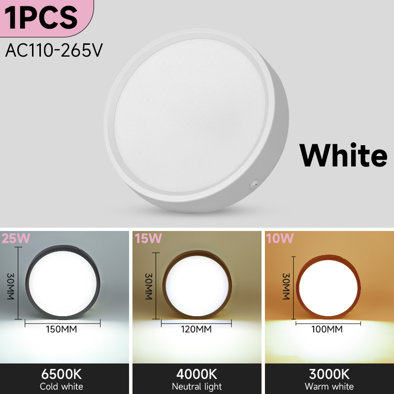 Spot Led Ceiling Light Fixture AC220V Downlight Led Ceiling Lamp Surface Mounted Spotlight for Living Room Bedroom Decoratio: Yellow / 1w / Blue