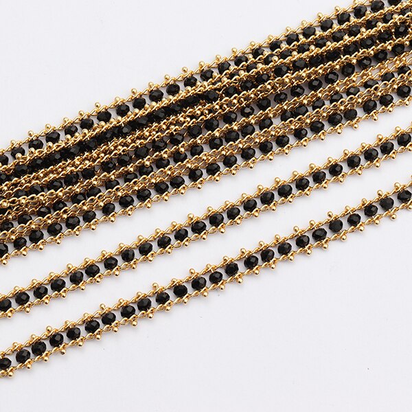 Gufeather  c70, smykketilbehør, gjør-det-selv-kjede ,18k gullbelagte ,0.3 mikron, perler, smykkelaging, gjør-det-selv-kjede kjede ,1m/ lot: C7015