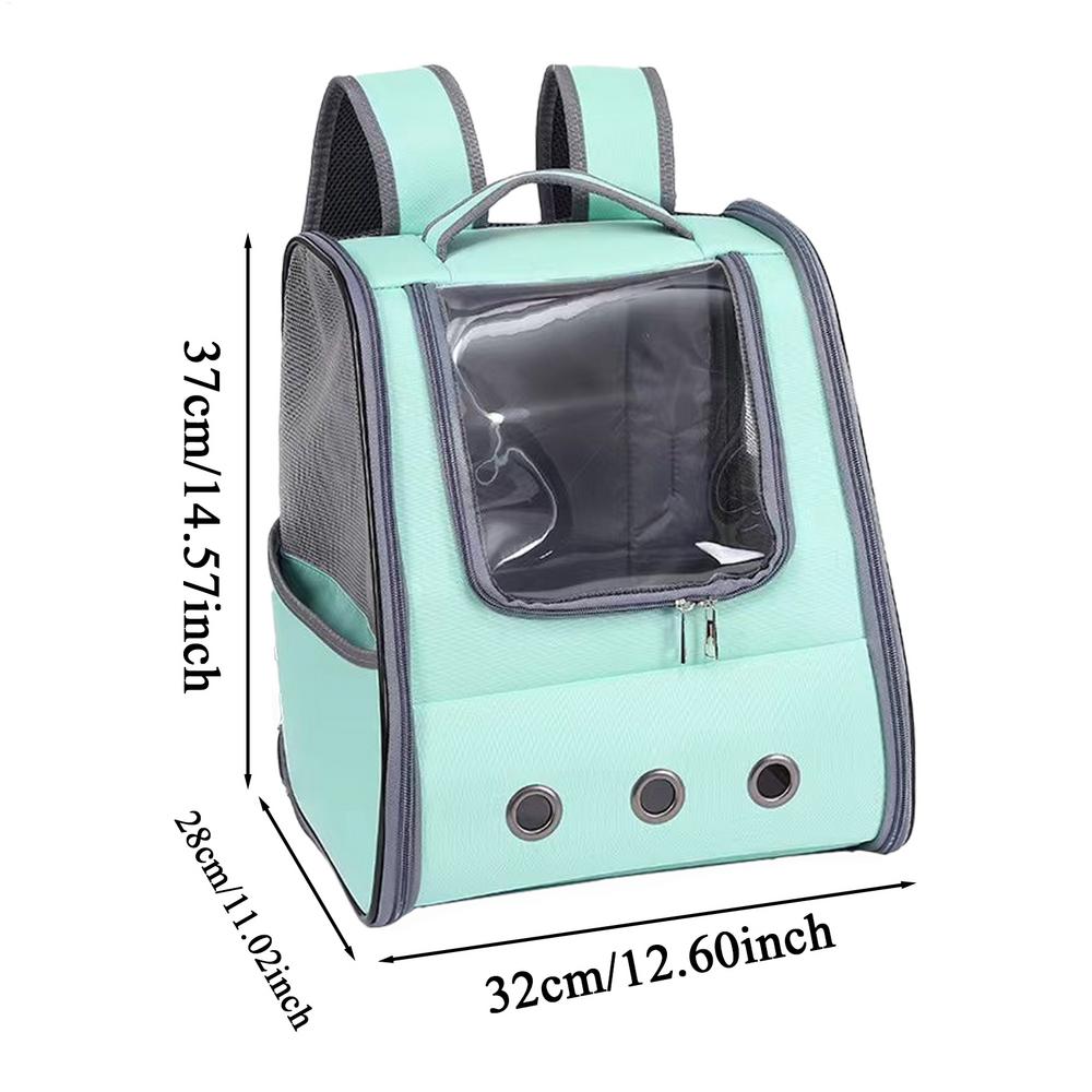 Haustier-Rucksack-Träger für Hunde und Katzen, tragbare Reise-Tragetasche, faltbares , Hunde- und Katzentasche zum Spazierengehen, Ausgehen, Fahren, Reisen: Grün