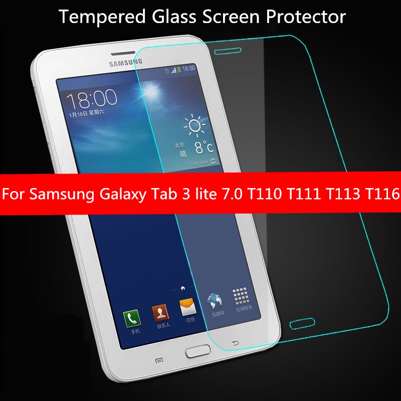 Premium Ultradunne Gehard Glas Screen Protector Voor Samsung Galaxy Tab 3 Lite 7.0 T111 T110 T113 T116 Tablet beschermende Film