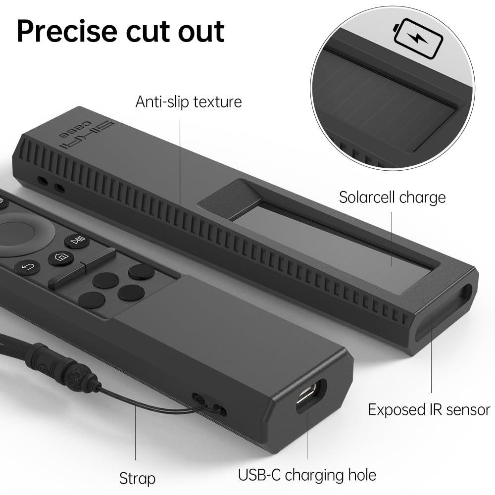 Silicone Case for Samsung SolarCell BN59-01385A BN59-01385B BN59-01391A Remote Cover for Samsung TM2280E TM2281E BN59-01386