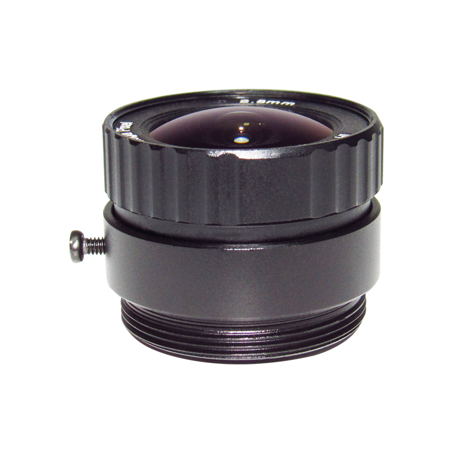 Hd 3 megapixel 2.8mm cctv-objektiv cs ir metall för hd-säkerhetskameror ,1/2.7 " format , f1.2 bländare
