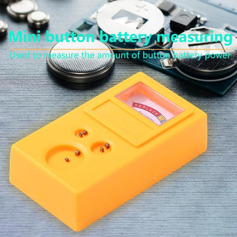 1Pc LR44 CR2032 CR2025 Horloge Batterij Checker Licht Gewicht Cell Coin Batterij Tester Voor 3/1.55V Knop Batterij