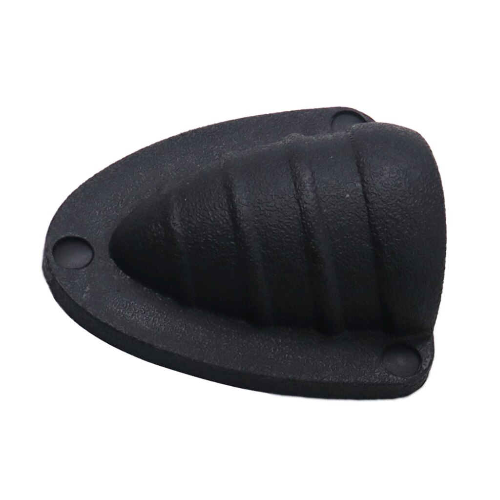 Zwart Nylon Clamshell Vent/Draad Cover Clam Vent Voor Boot (60X65X25Mm)