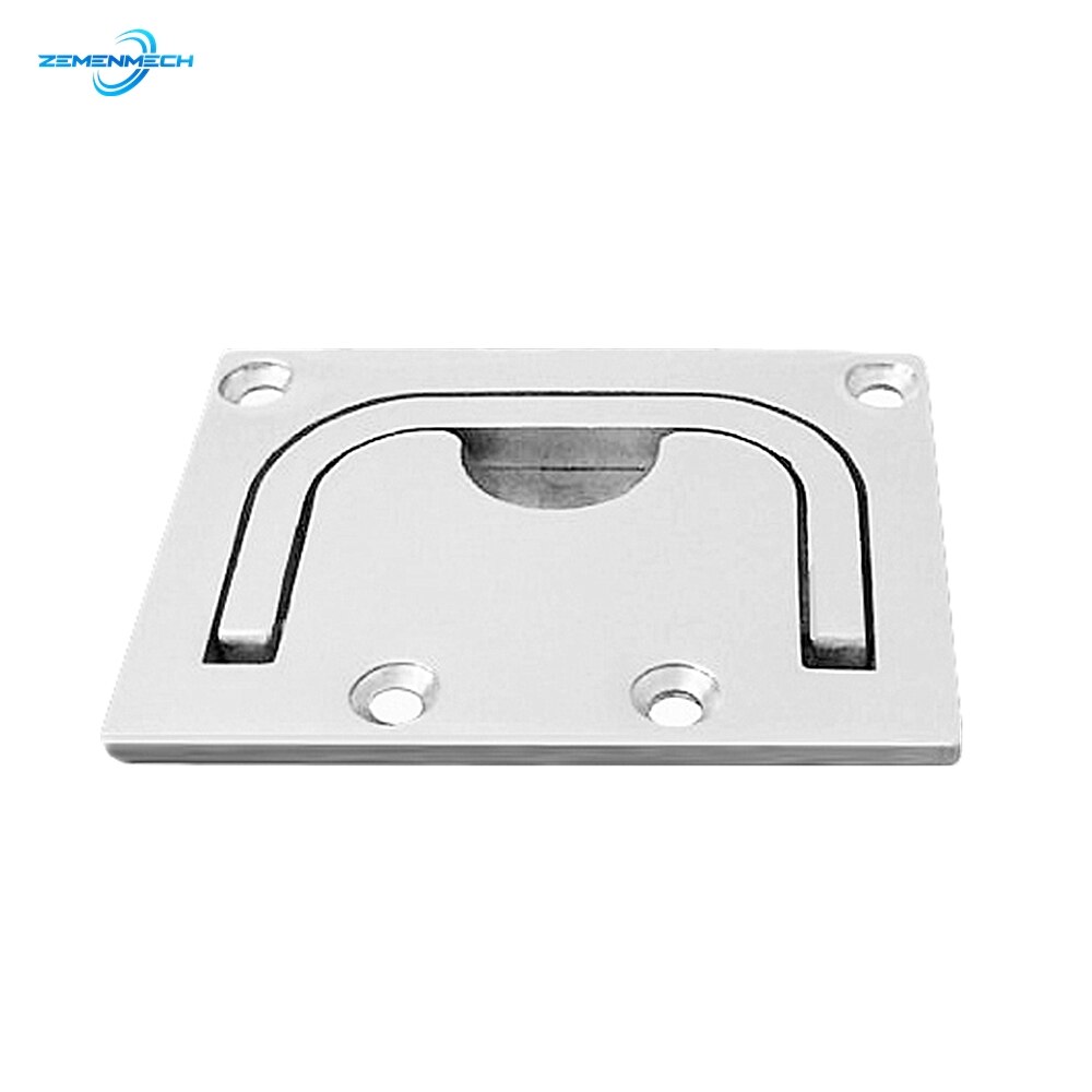 316 Stainless Steel Flush Lift Ring Latch Pull Handle Locker Cabinet Marine Hardware Boat Accessories Floor Lock Yacht Bateau