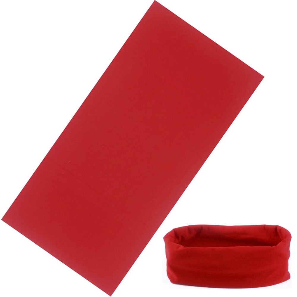 Vertvie dames heren buitensport bandana sjaal hoofddeksel effen kleur gezichtsmasker paardrijden fietsen hoofddoek buis polsband: Kleur 7