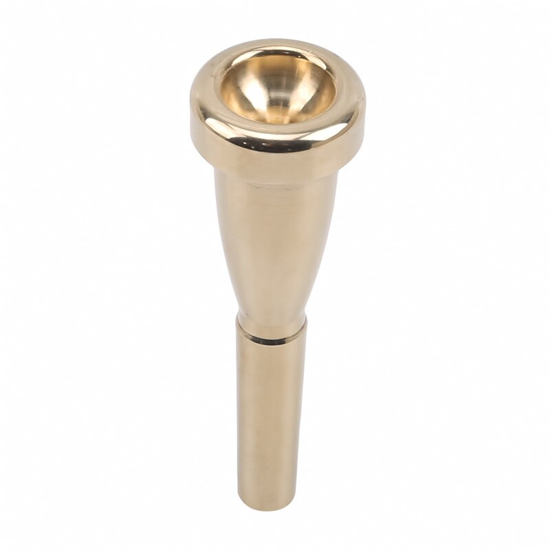 Trompet mundstykke 3c/5c/7c størrelse til bach nybegynder musikalsk trompet tilbehør dele guld sølv trompet mundstykke