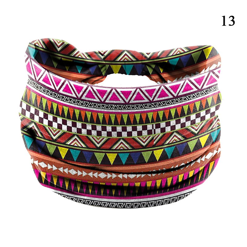 Turbantes bohemios con nudo para mujer, banda elástica para el pelo, diademas anchas, accesorios para el cabello, Vintage, Yoga