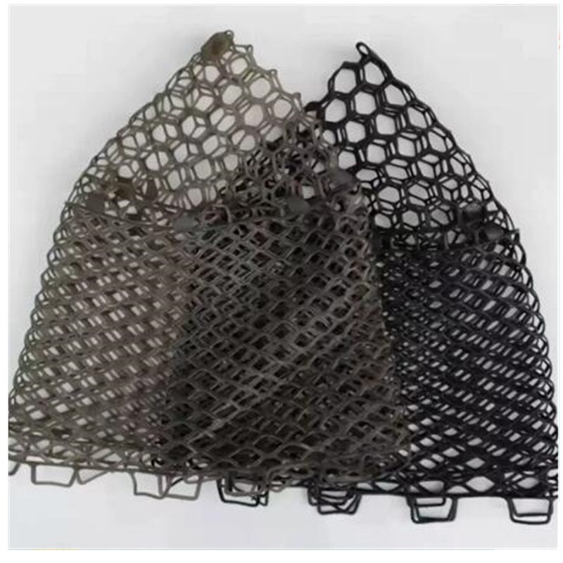 Rubber Fishing Net DIY Material Large Mesh not Hurt Fish Fishing Gear Accessories White Transparent Hand Nets