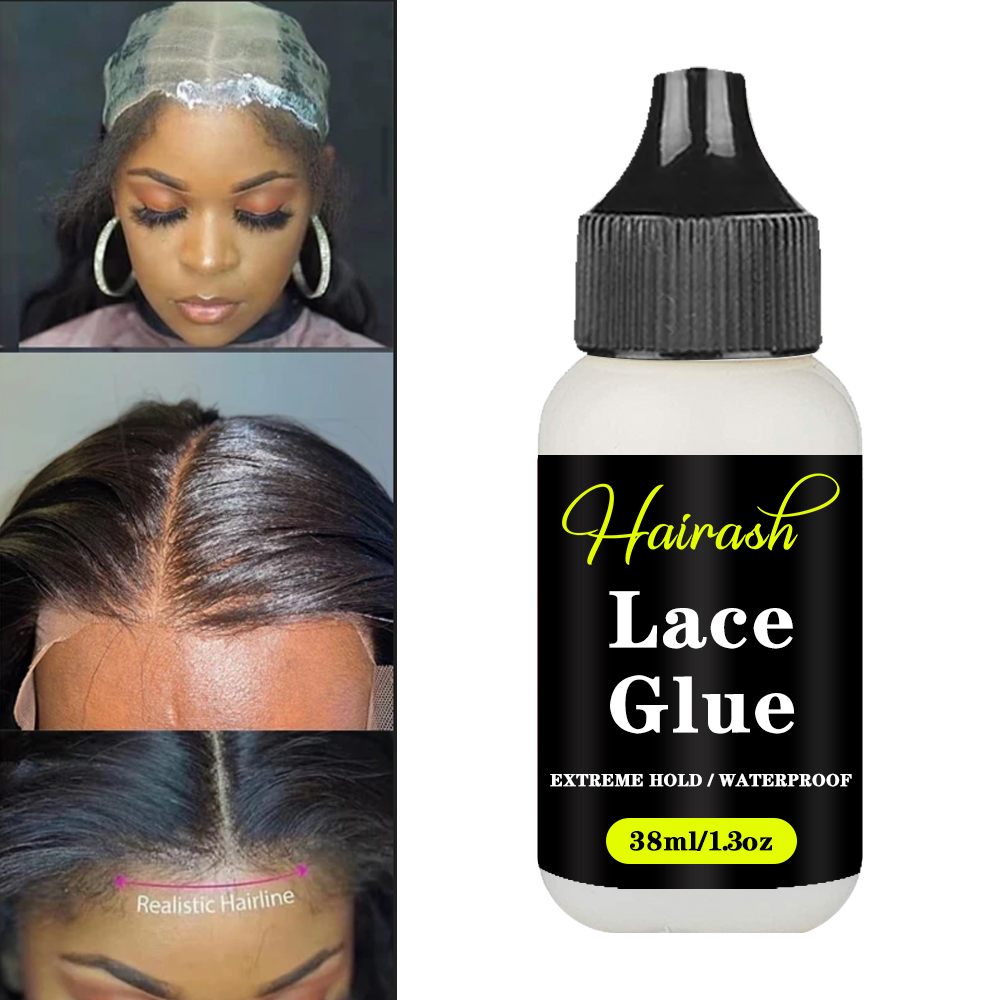 38ML Spitze Perücke Kleber Wasserdicht Für Front Perücke/Toupet/Verschluss/Band Haar Verlängerung Klar Entferner für Klebeband Mit Kleber Entferner