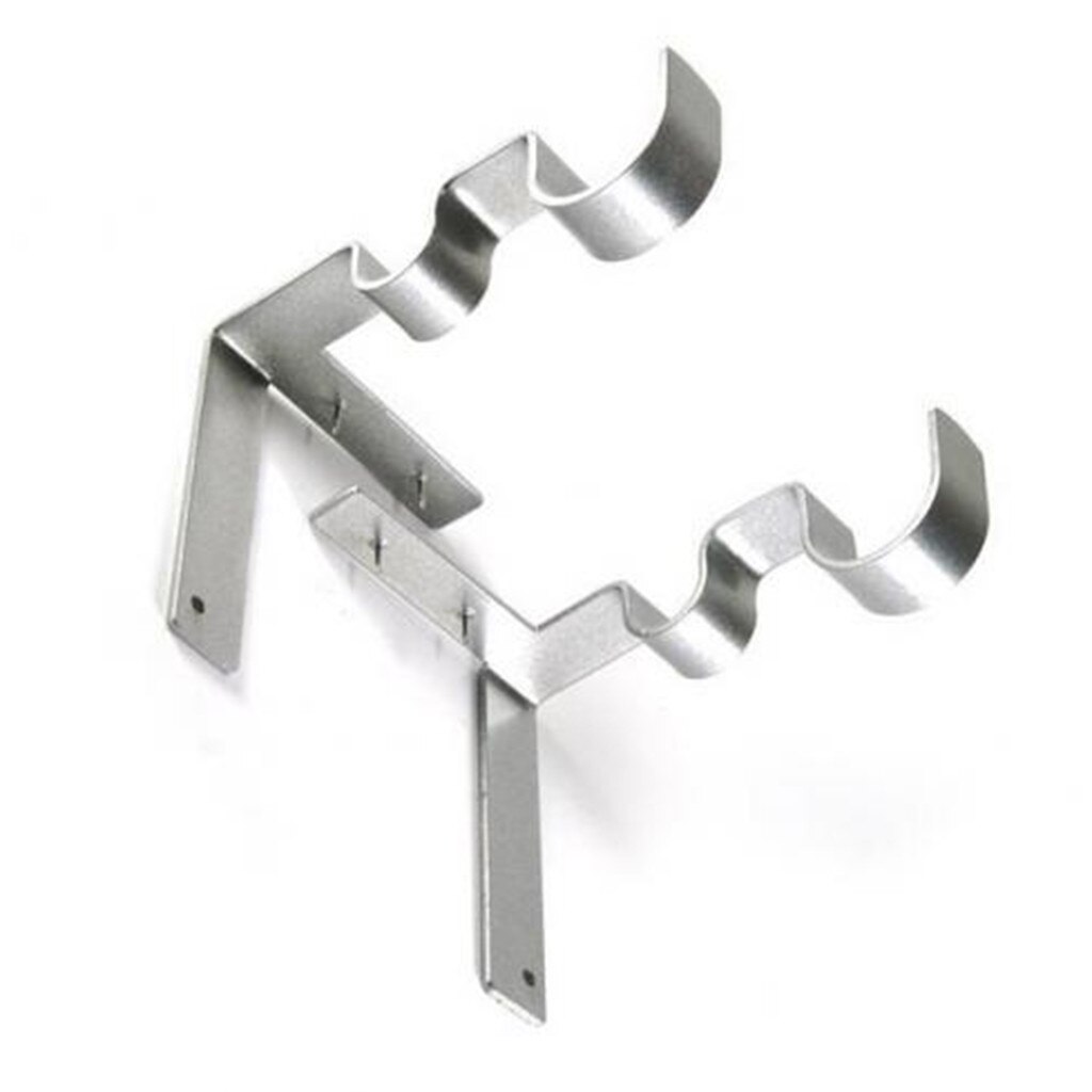 1 pair of hanging curtain rod holder, tap to the right into the window frame curtain rod bracket curtain rod bracket #40
