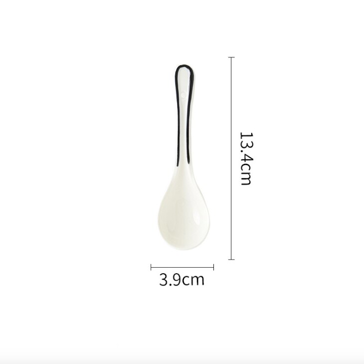 Cartoon Dinner Plate Set Ceramic Kitchen Plate Breakfast Tableware Set Food Dishes Rice Salad Noodles Bowl Soup Kitchen Tool: 001