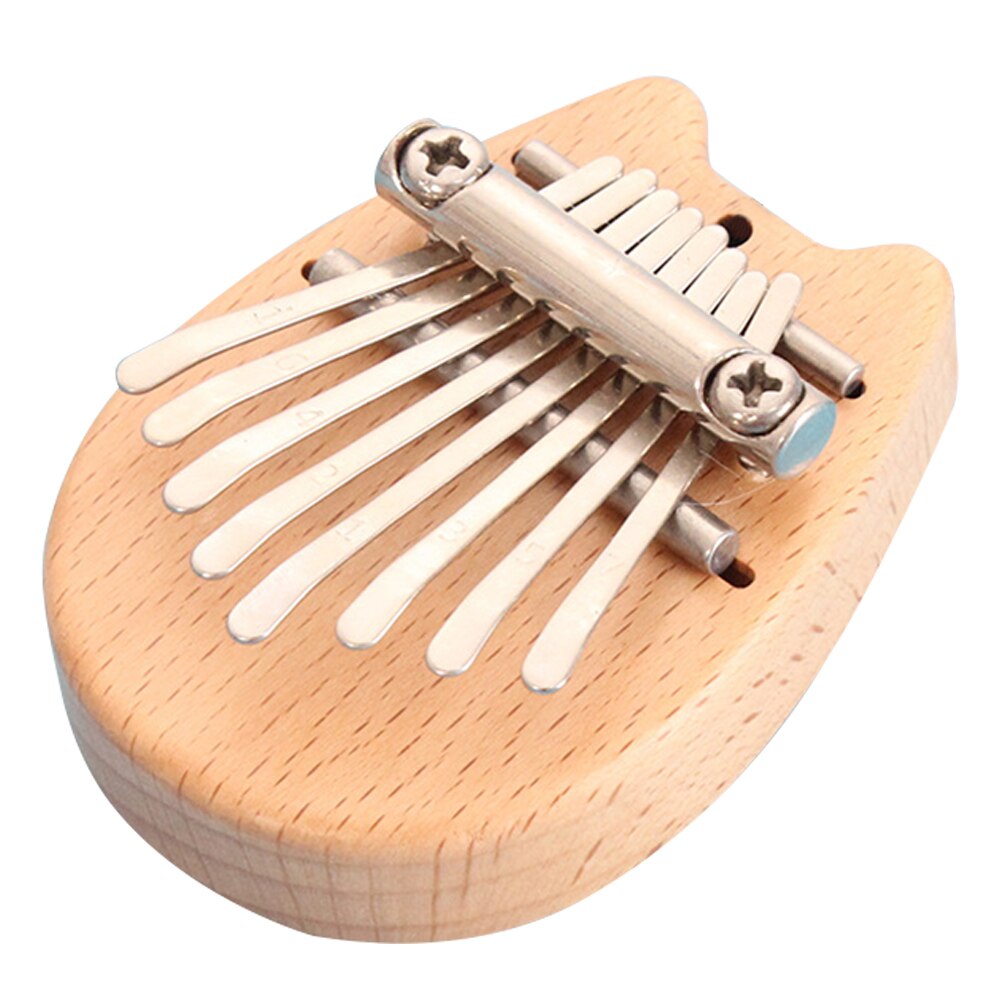 Mahogany Wood Thumb Finger Piano Mbira Mini 8 Keys Musical Instrument Kalimba Musical Enjoyable Instrument Supplies