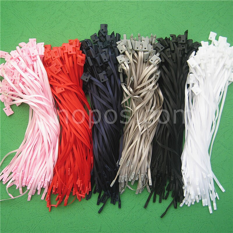 Etiqueta colgante para ropa, sello de cinta, cuerda de sujeción en bucle, clip de hebilla a presión, etiqueta de precio, swing, boda, hangtag, lazo de hilo