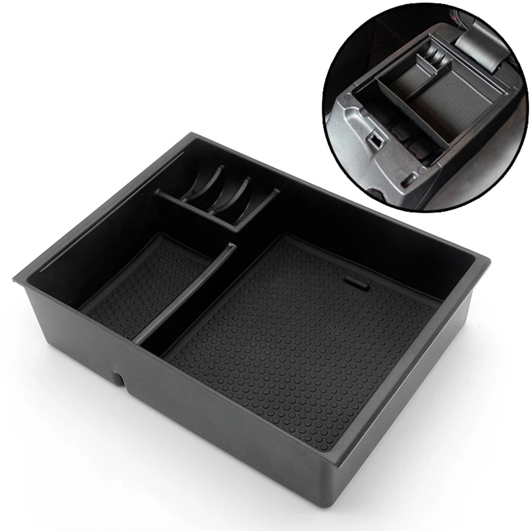 Armrest Arm Rest Storage Pallet Center Console Phone Glove Box Holder Tray Plate for Mazda 3 Axela BM -