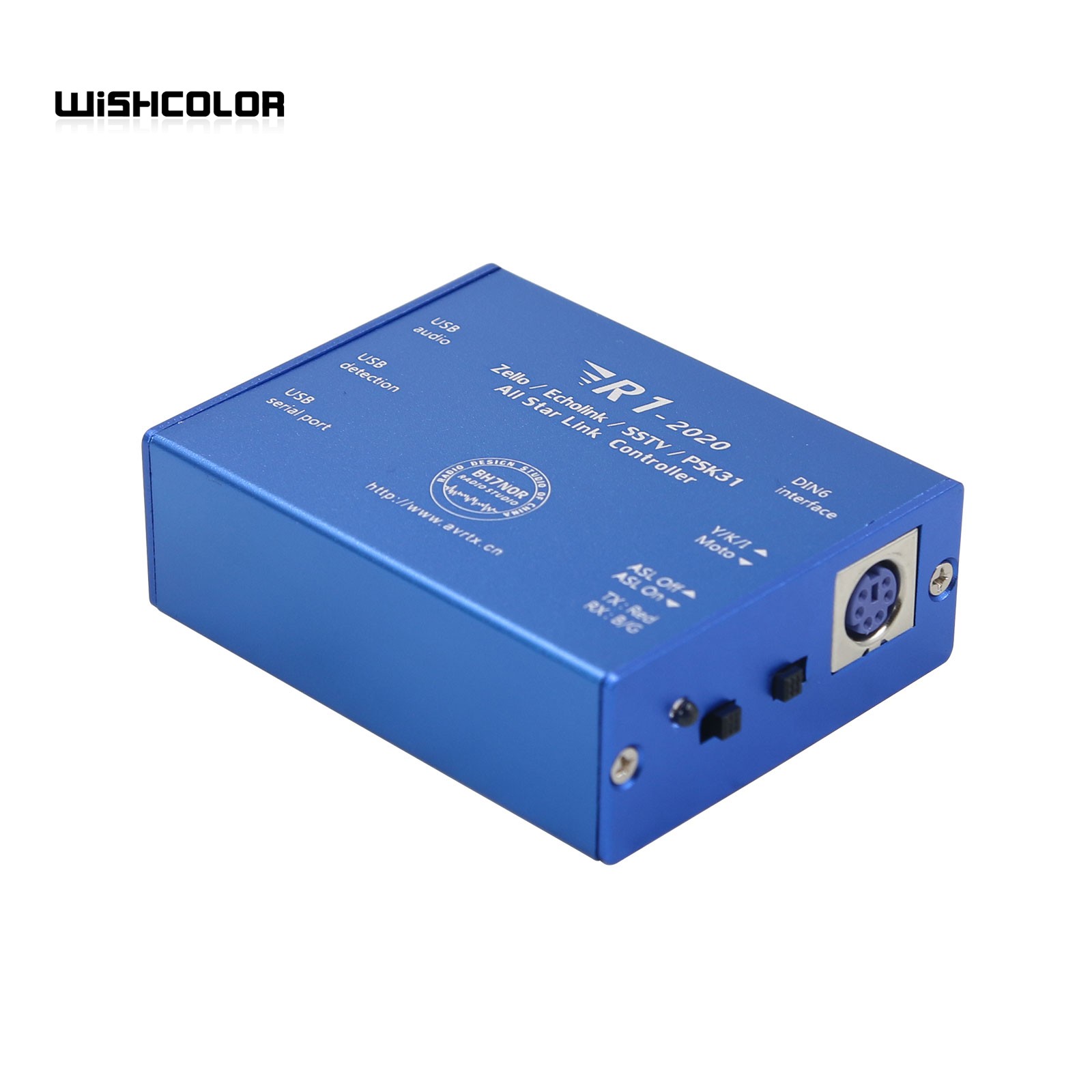 Wishcolor R1 Kit B USB Audio Interface All Star Link Controller USB Sound Card Version for Echolink SSTV PSK31 YY