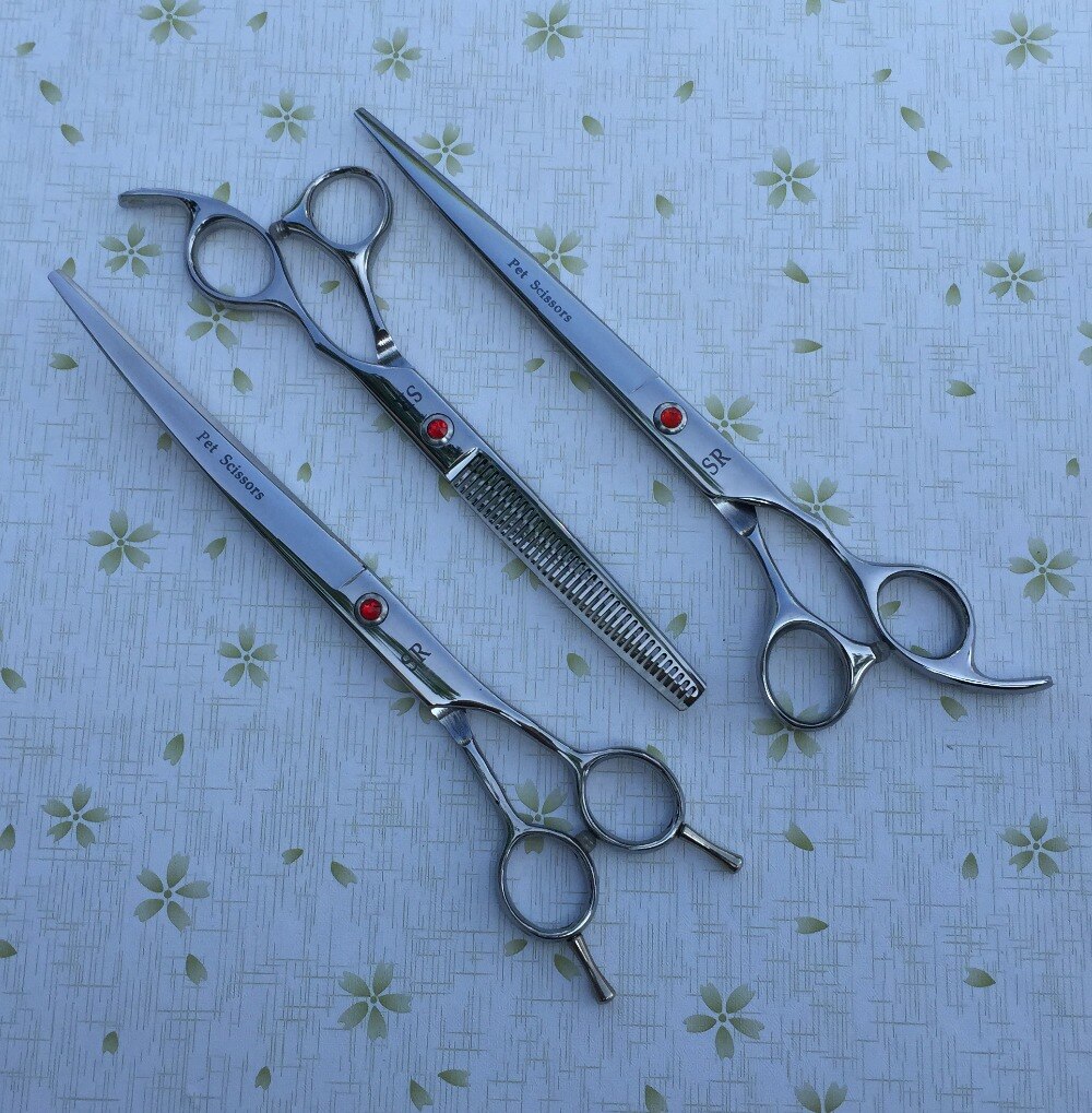 SR-PET-011 Premium Sharp Edge Pet Dog Grooming Scissors Shears kit