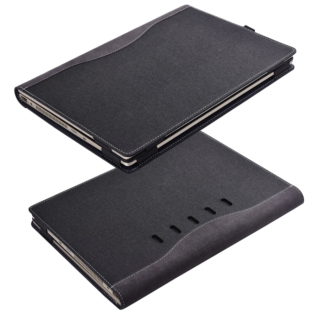 Detachable Case For Hp Pavilion 14" Laptop Sleeve Cover For Hp Pavilion X360 Convertible 14 Inch PU Leather Protective Case