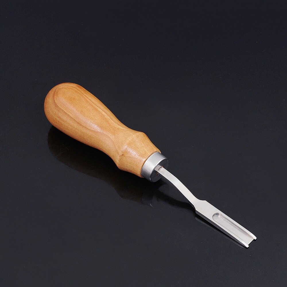 Wide Shovel American Style Leather Craft Skiving Beveling Cutting Tool Portable Functional Grooving Beveller leather Tools