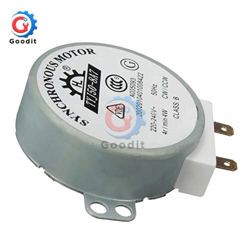 AC220V-240V CW/CCW Microwave Turntable Turn Table Sincrono Synchronous Motor 4RPM TYJ50-8A7 Vertical Turntable Motor d shafted 7