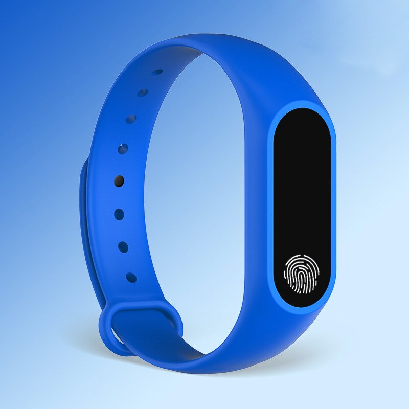 Smart Armband Männer Frauen Sport Smart uhr Für Android IOS Fitness Tracker Elektronik Smart Uhr Band Smartband handgelenk armband: Blau