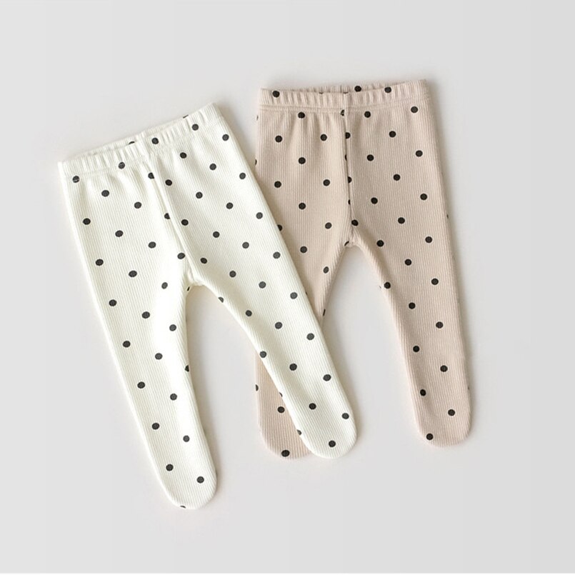 Polka Dot Broek Baby Jongen En Meisjes Tas Voet Broek Pasgeboren Baby Legging Baby Kids Panty Peuter Baby Panty 0-24M