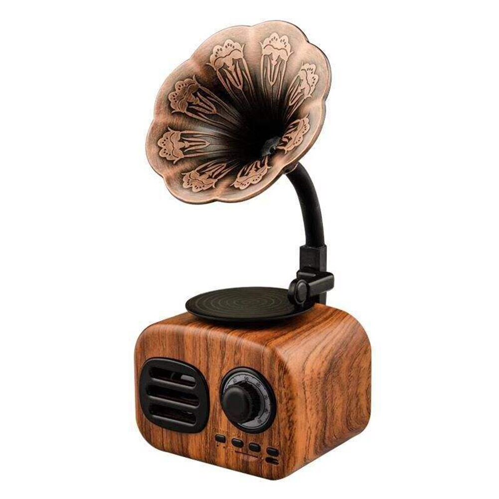 Retro Mini Radio Portable USB Bluetooth Speaker Support Card Vintage AM FM Receiver Pocket Shortwave Home Stereo #2