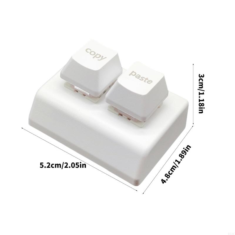 Ergonomic 2 Key Mechanical Keypad For Gamers And Designers,Support Color Backlit, USB Connection Swap