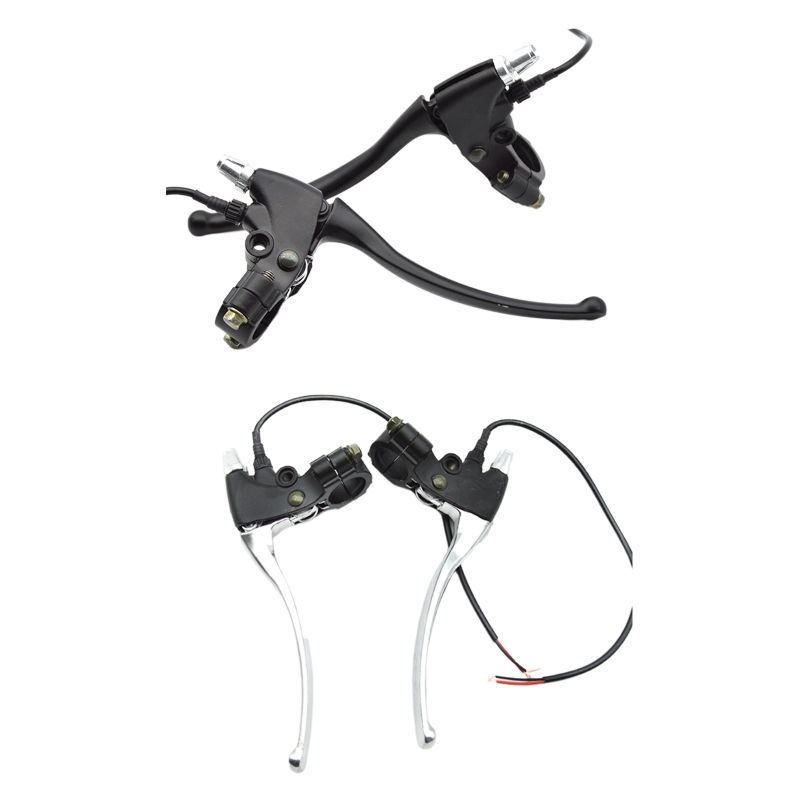2x Elektroroller-Bremsgriffgriffe mit Leitungsabschaltung, Bremshebel aus Aluminiumlegierung, Skateboard-Reitzubehör