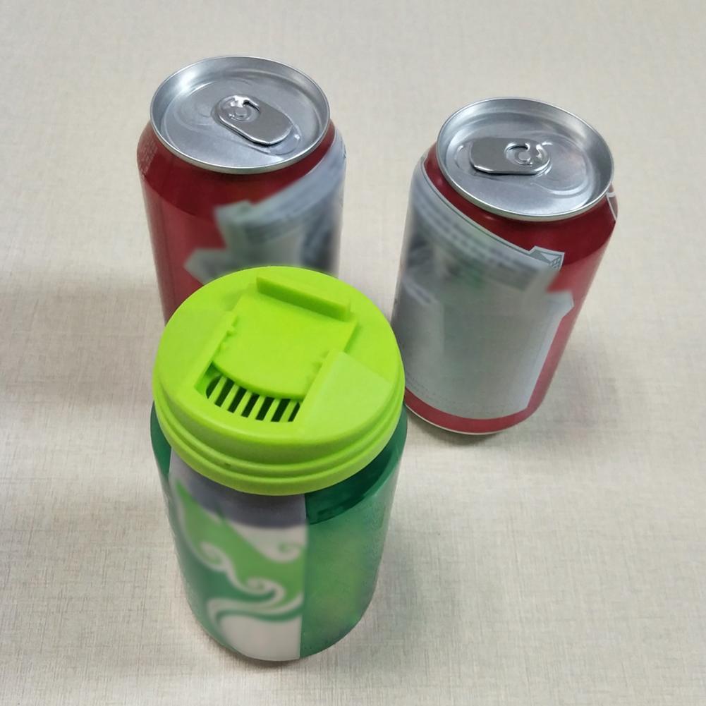 4 pezzi riutilizzabili tappo salva-bibita per bibite, birra, lattina, tappo a scatto per tappo a ribalta