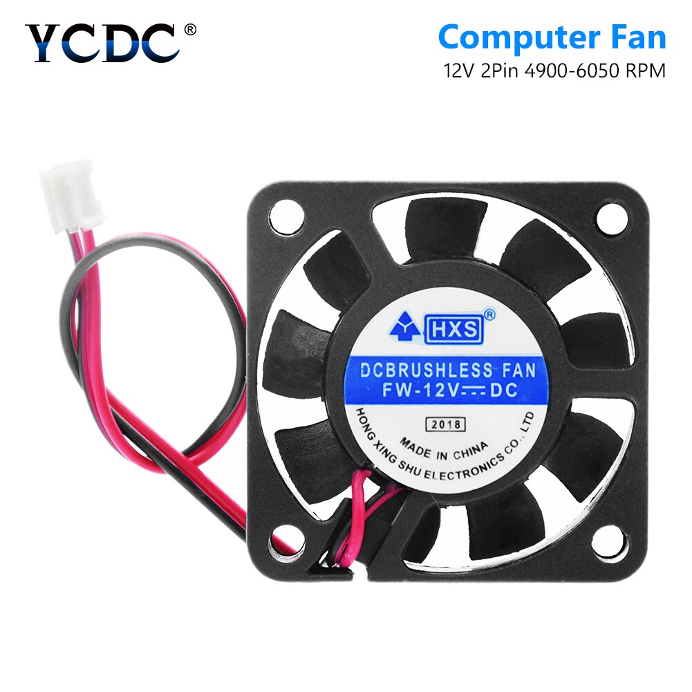 40x40x10 Mm DC 12v 2 Pin Wires Computer Fan Cooler Heatsink Air Exhaust Cooler 4010 Video Chips Graphics Card Cpu Cooling Fan