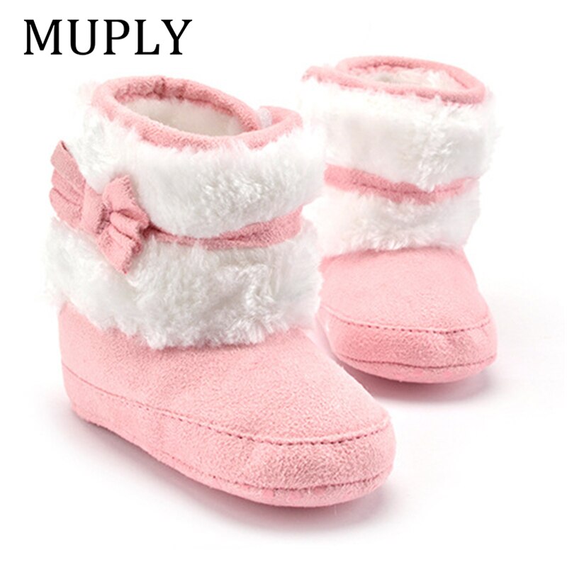 2022 Super Houden Warme Snowboots Baby Meisje Jongen Anti-Silp Prewalker Fleece Boot Wol Sneeuw Indoor Schoenen winter Booties