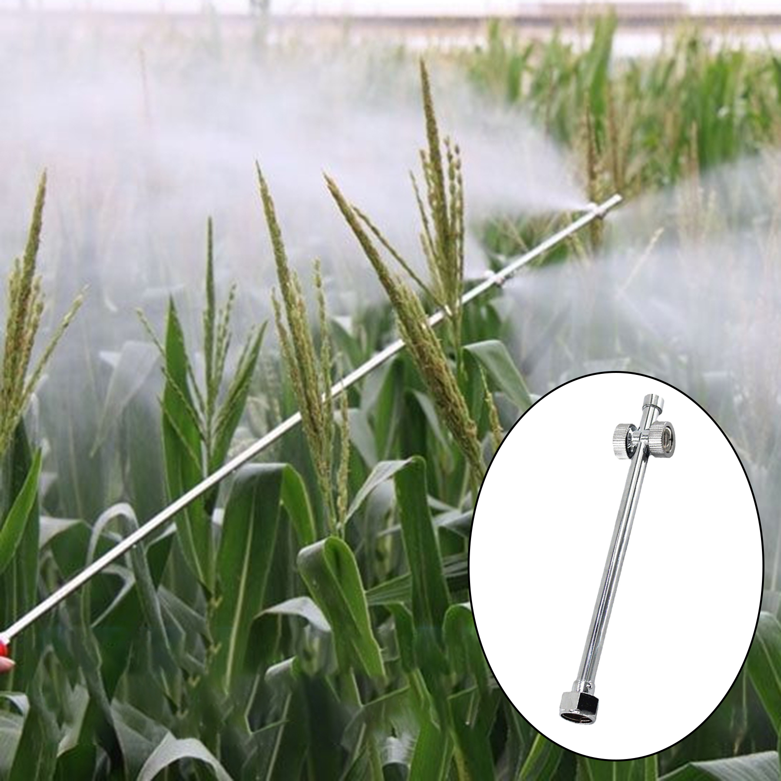 7.5 Inch Sprayer Stainless Stee Replacement Wand Spray Fan-shaped Double-sided Nozzle