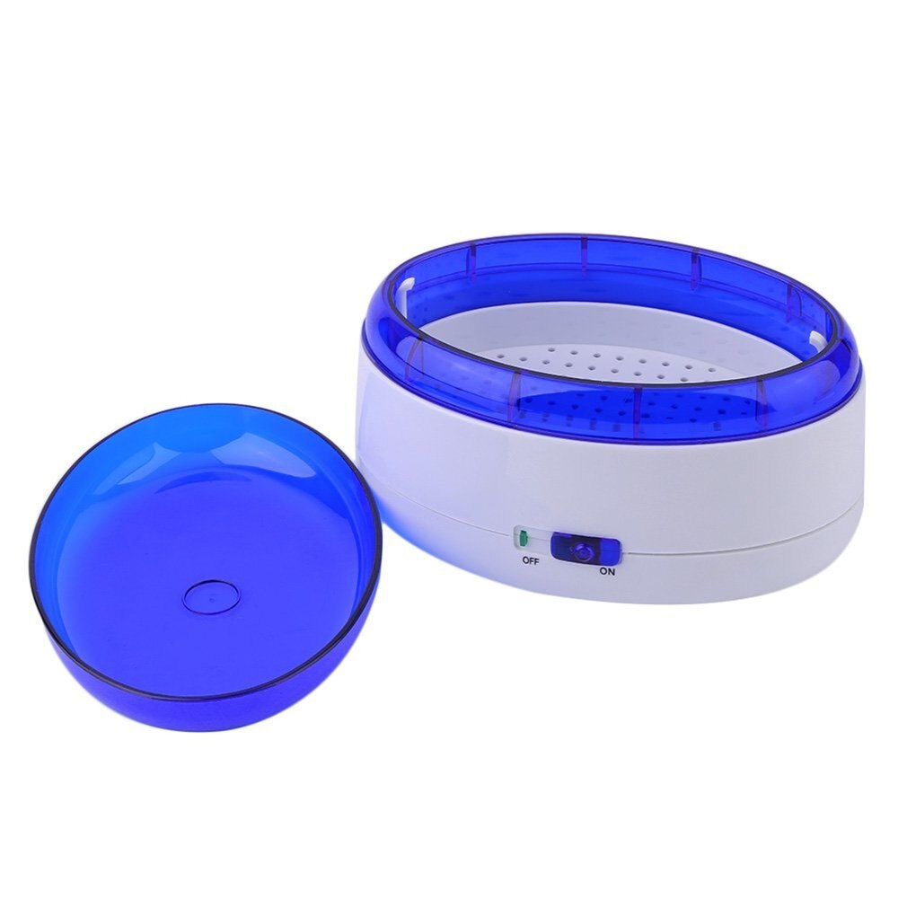 Limpiador ultrasónico para joyería, limpiador para cortadores para manicura, Micro herramientas, gafas para afeitar, máquina de limpieza por ultrasonidos, 600ml