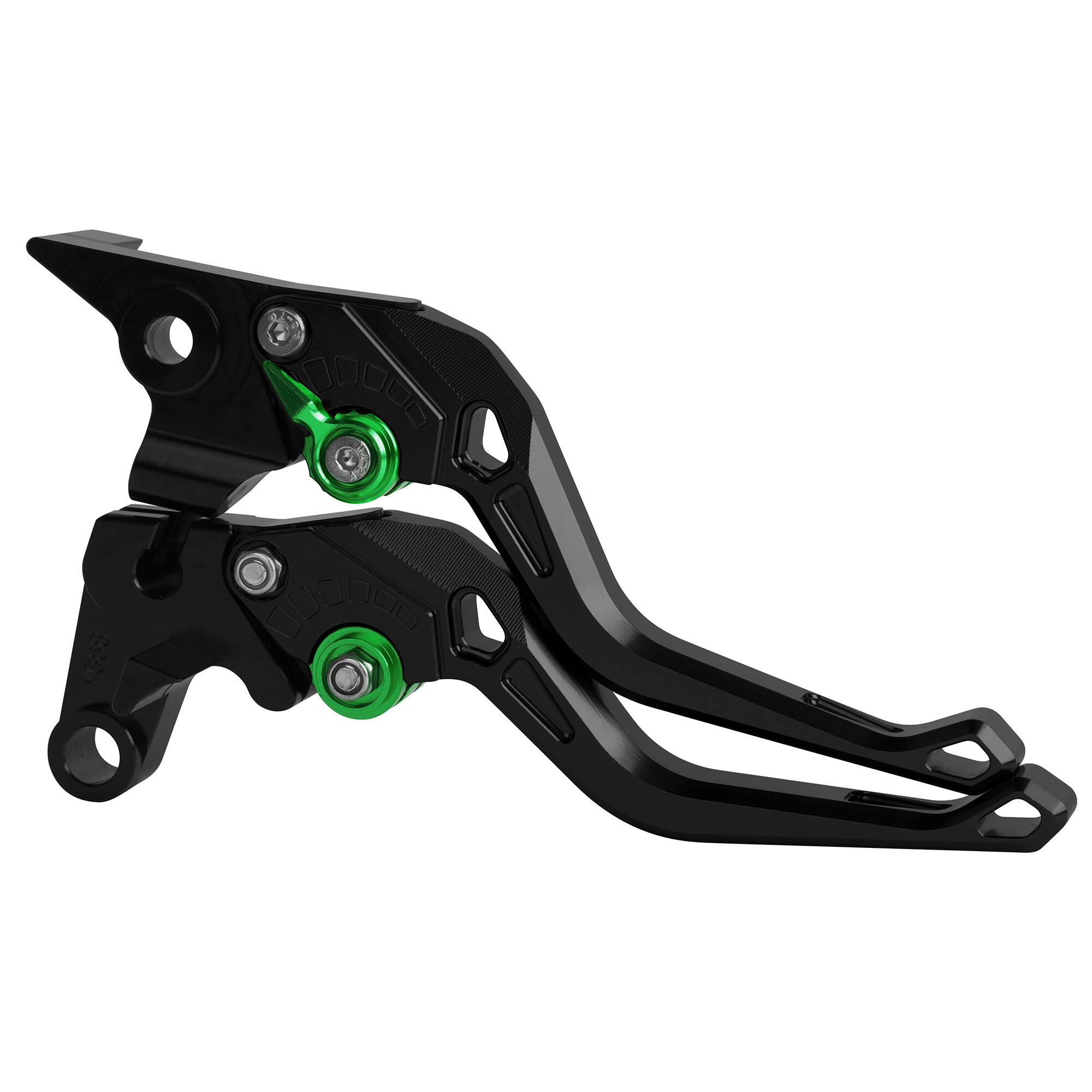For Yamaha FZ6 FAZER S2 FZ6R MT-07 FZ-07 FZ8 XSR 700 900 ABS MT07 FZ07 MT 07 Motorcycle Adjustable Brake Clutch Short Levers: Black Green