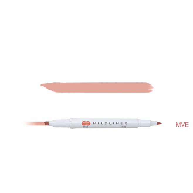 Original Zebra Mildliner Textmarker Dual Liner Textmarker Hersteller Stift Japanischen leicht Liner Textmarker Stift: MVE